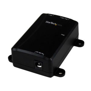 StarTech.com Gigabit-midspan med 1 port - PoE+-injektor - 802.3at och 802.3af