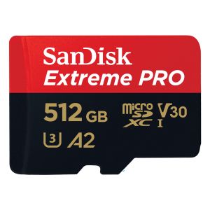 SANDISK MicroSDXC Extreme Pro 512GB 170MB/s A2 C10 V30 U4
