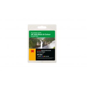 Kodak 300 (CN637EE) Value Pack (Sort, cyan, magenta, ) 9 + 12 ml - HP (kompatibel)