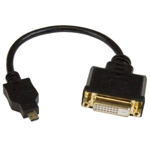 StarTech.com Micro HDMI till DVI-D-adapter M/F - 20 cm
