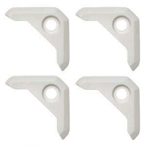 Corsair ML Series Fan Corner Caps (1x Set), White