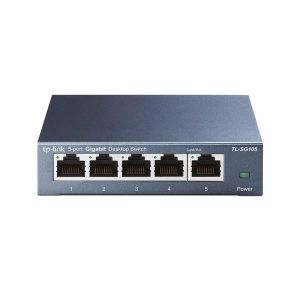 TP-LINK TL-SG105 Ohanterad Gigabit Ethernet (10/100/1000) Svart