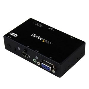 StarTech.com 2x1 HDMI + VGA till HDMI-konverteringsswitch med automatisk och prioriterad växling - 1080p