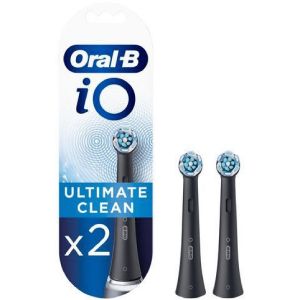 Oral-B iO Ultimate Clean 80335625 tandborsthuvuden 2 styck Svart