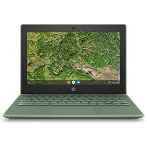 HP Chromebook 11A G8 EE 29,5 cm (11.6") HD AMD A4 4 GB DDR4-SDRAM 32 GB eMMC Wi-Fi 5 (802.11ac) Chrome OS Grön