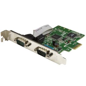 StarTech.com PCI Express seriellt kort med 2 portar och 16C1050 UART - RS232