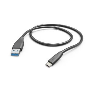 HAMA Synkkabel USB-C 3.1 1.5m Svart