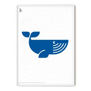 Animal Whale Poster - 50x70 cm