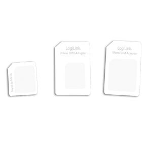 LogiLink AA0047 adaptrar för SIM-/flash-minneskort SIM-kortadapter