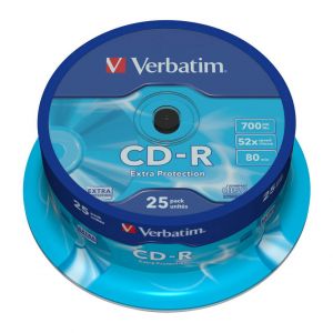 VERBATIM CD-R 52x 700MB 25-pack Spindel