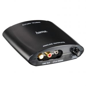 HAMA Audio Converter AC82 3till1 Omvandlar Digital Till Analog