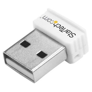 StarTech.com USB 150 Mbps Mini Wireless N-nätverksadapter – 802.11n/g 1T1R USB WiFi-adapter – Vit