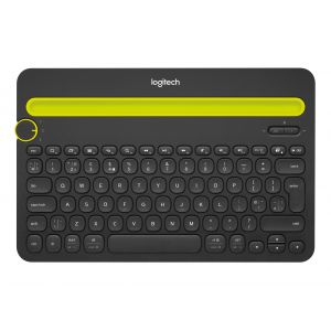 Logitech K480 Black, Yellow Bluetooth QWERTY US International, damaged box