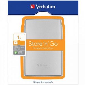 Verbatim Store 'n' Go externa hårddiskar 1000 GB Silver