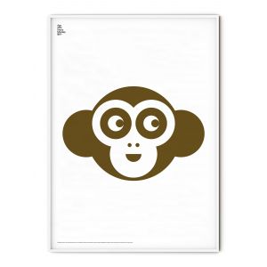 Animal Monkey Poster - 50x70 cm