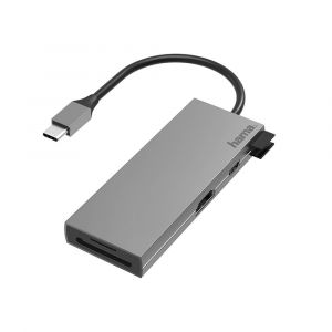 HAMA Adapter USB-C Multi 6x Portar HDMI/SD