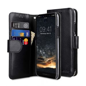 Melkco APIXIMLCEW1BKPUIG mobiltelefonfodral 16,5 cm (6.5") Plånbok Svart