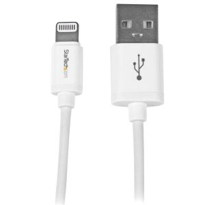StarTech.com USB till Lightning-kabel - Apple MFi-Certifierad - 1 m - Vit