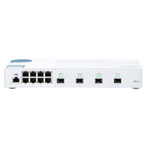 QNAP QSW-M408S nätverksswitchar hanterad L2 Gigabit Ethernet (10/100/1000) Vit