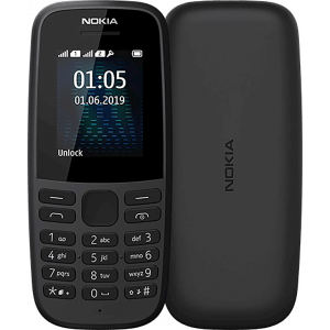 Nokia 105 DS 2019 Svart